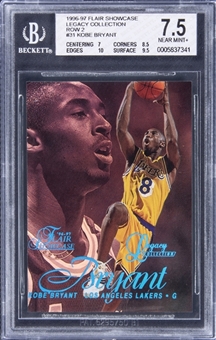 1996-97 Flair Showcase "Legacy Collection" Row 2 #31 Kobe Bryant Rookie Card (#016/150) - BGS NM+ 7.5 